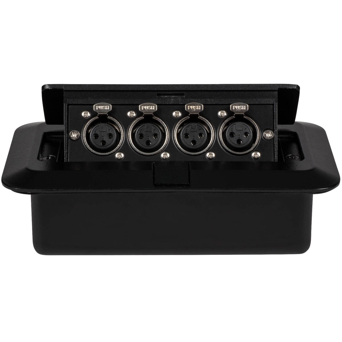 Pop Up Stage Box with Four XLR Female Jacks